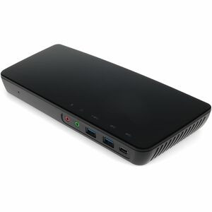 AddOn Docking Station - for Desktop PC/Notebook/Monitor/Projector - USB Type C - 4K - 3840 x 2160 - 2 x USB 2.0 - 2 x USB 3.0 - 3 x USB 3.1 Type-C Ports - USB Type-A - USB Type-C - Network (RJ-45) - 2 x HDMI Ports - HDMI - DisplayPort - Black - Wired