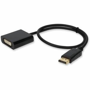 AddOn DisplayPort/DVI-D Video Cable - 2 ft DisplayPort/DVI-D Video Cable for Graphics Card, Video Device - First End: 1 x DisplayPort 1.2 Digital Audio/Video - Male - Second End: 1 x 25-pin DVI-D (Dual-Link) Digital Video - Female - Supports up to 25