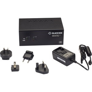Black Box KVM Switch - Dual-Monitor, DisplayPort 1.2, 4K 60Hz, USB 3.0 Hub, Audio - 2 Computer(s) - 1 Local User(s) - 3840 x 2160 - 6 x USB - 6 x DisplayPort - TAA Compliant