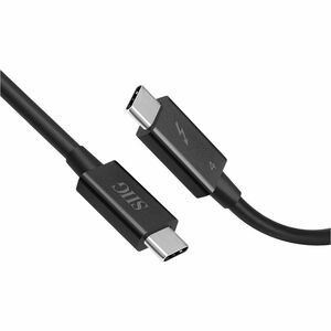 SIIG Thunderbolt 4 Cable 2.3ft (0.7M) - 8K@60Hz Display - 40Gbps Data Transfer - Up to 240W Charging - Intel Thunderbolt Certified - Thunderbolt 4 Passive Cable 0.7M (2.3ft) - 40Gbps Thunderbolt Cable with EPR can delivery up to 240W power - single 8