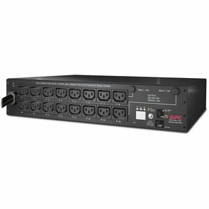 APC by Schneider Electric Rack PDU, Switched, 2U, 30A, 208V, (16)C13 - Switched - NEMA L6-30P - 16 x IEC 60320 C13 - 200 V, 208 V, 230 V - 12 ft Cord Length - 2U - Rack-mountable