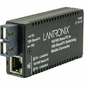 Transition Networks Mini M/E-PSW-FX-02(SC) Media Converter - 1 x Network (RJ-45) - 1 x SC Ports - 10/100Base-TX, 100Base-FX - 1.24 Mile - Wall Mountable, External
