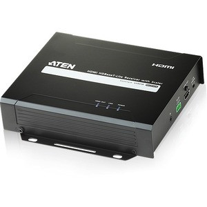 ATEN VE805R HDMI HDBaseT-Lite Receiver with Scaler-TAA Compliant - 1 Output Device - 196.85 ft Range - 1 x Network (RJ-45) - 1 x HDMI Out - Twisted Pair - Category 6a - Rack-mountable