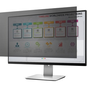 Rocstor PrivacyView? Premium Privacy Filter for 19 Widescreen Monitor - For 19" Monitor/Display - 16:10 Aspect Ratio - Glossy / Matte - Unframed - Anti-glare -TAA Compliant - Black - For 19" Widescreen LCD Monitor - 16:10 - Scratch Resistant - For 19