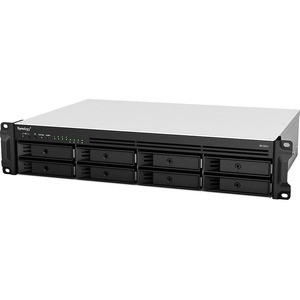 Synology RS1221RP+ SAN/NAS Storage System - AMD Ryzen V1500B Quad-core (4 Core) 2.20 GHz - 8 x HDD Supported - 0 x HDD Installed - 8 x SSD Supported - 0 x SSD Installed - 4 GB RAM DDR4 SDRAM - Serial ATA Controller - RAID Supported - 0, 1, 5, 6, 10, 