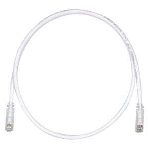 PANDUIT Cat.6 UTP Patch Cord - RJ-45 Male Network - RJ-45 Male Network - 10ft - Off-white, Clear