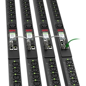 APC by Schneider Electric Rack PDU 9000 Switched, ZeroU, 32A, 230V, (21) C13 & (3) C19 - Switched - IEC 60309 32A 2P+E - 21 x IEC 60320 C13, 3 x IEC 60320 C19 - 230 V AC - Network (RJ-45) - 0U - Horizontal/Vertical/Toolless - Rack-mountable - Tower