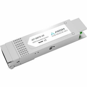 Axiom 40GBase-SR4 QSFP+ Transceiver for Dell - 407-BBYS - For Data Networking, Optical Network - 1 x MPO 40GBase-SR4 Network - Optical Fiber - 850 nm - Multi-mode - 40 Gigabit Ethernet - 40GBase-SR4492.13 ft Maximum Distance