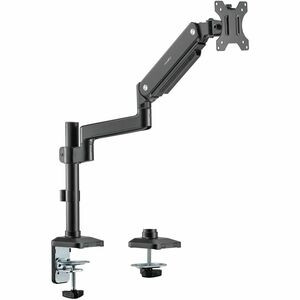Rocstor ErgoReach Y10N011-B1 Mounting Arm for Monitor, Flat Panel Display - Black - Landscape/Portrait - 1 Display(s) Supported - 17" to 34" Screen Support - 22 lb Load Capacity - 75 x 75, 100 x 100 - VESA Mount Compatible