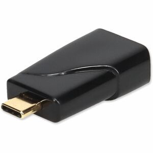 AddOn USB-C Male to HDMI 1.3 Female Black Adapter - 1 Pack - USB Type C Male - HDMI HDMI 1.3 Digital Audio/Video Female - Black