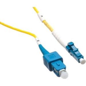 Axiom LC/SC Singlemode Simplex OS2 9/125 Fiber Optic Cable 1m - Fiber Optic for Network Device - 3.28 ft - 1 x LC Male Network - 1 x SC Male Network