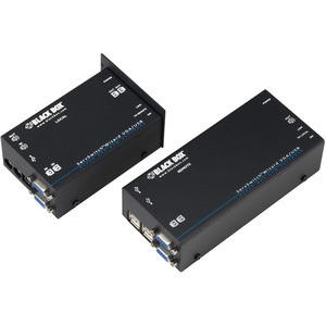 Black Box ServSwitch Wizard USB KVM Extender with Dual-Head VGA and Audio - 984.25 ft Range - WUXGA - 1920 x 1200 Maximum Video Resolution - 4 x Network (RJ-45) - 5 x USB - 6 x VGA - 110 V AC, 220 V AC Input Voltage