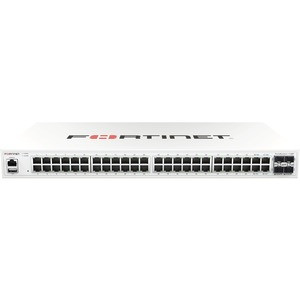 Fortinet FortiSwitch FS-148F Ethernet Switch - 48 Ports - Manageable - 2 Layer Supported - Modular - 57 W Power Consumption - Optical Fiber, Twisted Pair - 1U High - Rack-mountable - Lifetime Limited Warranty