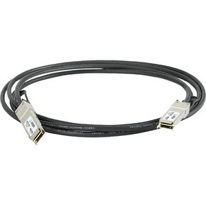 Axiom Twinaxial Network Cable - 6.56 ft Twinaxial Network Cable for Network Device, Router, Switch - First End: 1 x QSFP28 Network - Male - Second End: 1 x QSFP28 Network - Male - 100 Gbit/s - Black
