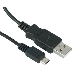Axiom USB 2.0 Type-A to Micro USB Type-B Cable M/M 3ft - 3 ft USB Data Transfer Cable for Smartphone, Tablet - First End: USB 2.0 Type A - Male - Second End: Micro USB 2.0 Type B - Male - Black