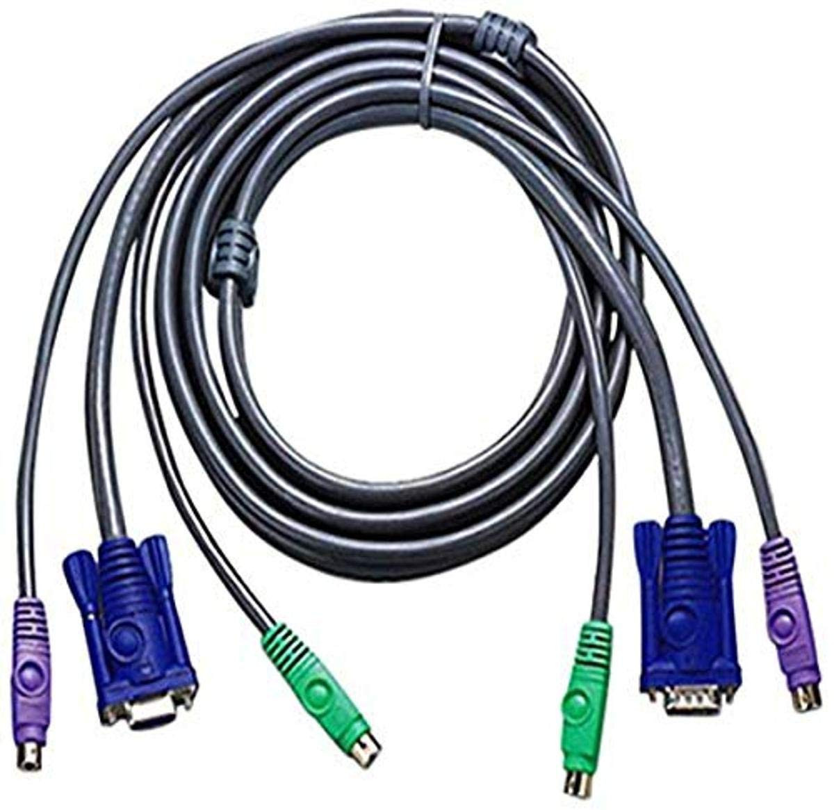 ATEN All-In-One Micro-Lite Bonded KVM Cable - 16.4ft
