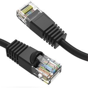 Axiom 100FT CAT6 550mhz Patch Cable Molded Boot (Black) - Category 6 for Network Device - Patch Cable - 100 ft - 1 x RJ-45 Male Network - 1 x RJ-45 Male Network - Black