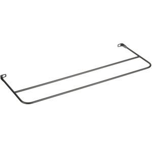 Panduit Cable Strain Relief Bar - Cable Strain Relief Bar - Black - 1 - 7.60" Length - Steel