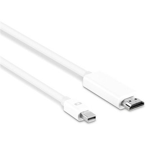 Axiom Mini DisplayPort Male to HDMI Male Adapter Cable 3ft - 3 ft HDMI/Mini DisplayPort A/V Cable for Audio/Video Device, Monitor, HDTV - First End: 1 x 19-pin HDMI 1.3 Digital Audio/Video - Male - Second End: 1 x Mini DisplayPort 1.1 Digital Audio/V