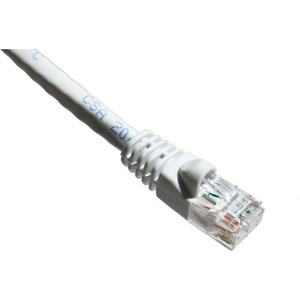 Axiom 10FT CAT6A 650mhz Patch Cable Molded Boot (White) - TAA Compliant - 10 ft Category 6a Network Cable for Network Device - First End: 1 x RJ-45 Network - Male - Second End: 1 x RJ-45 Network - Male - 10 Gbit/s - Patch Cable - Gold Plated Connecto