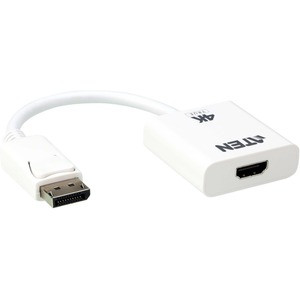 ATEN DisplayPort to True 4K HDMI Active Adapter - 4096 x 2160 - DisplayPort - 1 x HDMI Out - Plastic
