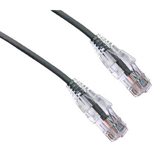 Axiom 10FT CAT6 BENDnFLEX Ultra-Thin Snagless Patch Cable 550mhz (Gray) - 10 ft Category 6 Network Cable for Network Device - First End: 1 x RJ-45 Network - Male - Second End: 1 x RJ-45 Network - Male - Patch Cable - Gold Plated Contact - 28 AWG - Gr