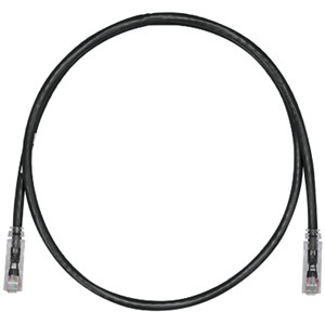 PANDUIT Cat.6 UTP Patch Cable - TX6 PLUS Male Network - TX6 PLUS Male Network - 10ft - Black