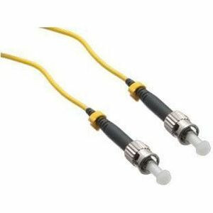 Axiom ST/ST Singlemode Simplex OS2 9/125 Fiber Optic Cable 10m - TAA Compliant - 32.81 ft Fiber Optic Network Cable for Network Device - First End: 1 x ST Network - Male - Second End: 1 x ST Network - Male - OFNR - 9/125 µm - Yellow - TAA Compliant