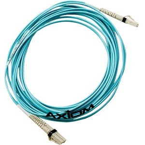 Axiom ST/ST 10G Multimode Duplex OM3 50/125 Fiber Optic Cable 1m - 3.28 ft Fiber Optic Network Cable for Network Device - First End: 2 x ST Network - Male - Second End: 2 x ST Network - Male - 10 Gbit/s - 50/125 µm - Aqua