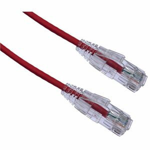 Axiom 10FT CAT6A BENDnFLEX Ultra-Thin Snagless Patch Cable (Red) - TAA Compliant - 10 ft Category 6a Network Cable for Network Device - First End: 1 x RJ-45 Network - Male - Second End: 1 x RJ-45 Network - Male - 10 Gbit/s - Patch Cable - Gold Plated
