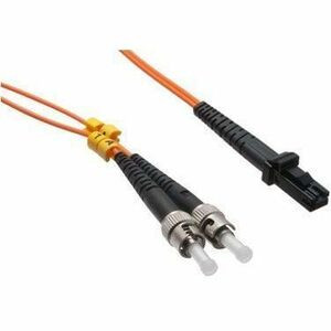 Axiom ST/MTRJ Multimode Duplex OM1 62.5/125 Fiber Optic Cable 30m - TAA Compliant - 98.43 ft Fiber Optic Network Cable for Network Device - First End: 2 x ST/UPC Network - Male - Second End: 1 x MT-RJ/UPC Network - Male - OFNR - 62.5/125 µm - Orange 