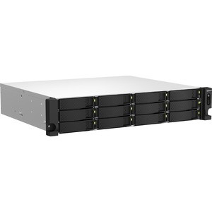 QNAP TS-1264U-RP-8G SAN/NAS Storage System - Intel Celeron N5095 Quad-core (4 Core) 2 GHz - 12 x HDD Supported - 0 x HDD Installed - 12 x SSD Supported - 0 x SSD Installed - 8 GB RAM - Serial ATA/600 Controller - RAID Supported - 0, 1, 5, 6, 10, 50, 