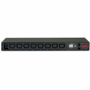 APC by Schneider Electric Rack PDU, Metered, 1U, 16A, 208/230V, (8) C13 - Metered - IEC 60320 C20 - 200 V, 208 V, 230 V - Network (RJ-45) - 8.20 ft Cord Length - 1U - Rack-mountable