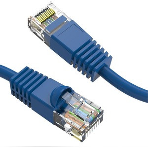 Axiom 9FT CAT6 550mhz Patch Cable Snagless Molded Boot (Blue) - 9 ft Category 6 Network Cable for Media Converter, Router, Switch, Patch Panel, Hub, Network Device - First End: 1 x RJ-45 Network - Male - Second End: 1 x RJ-45 Network - Male - Patch C