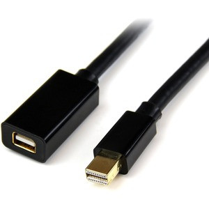 StarTech.com 6ft (2m) Mini DisplayPort Extension Cable, 4K x 2K Video, Mini DP Male to Female Extension Cord, mDP 1.2 Extender Cable - 6ft/1.8m Mini DisplayPort Extension cable (male to female); 4K x 2K video (3840x2400p 60Hz); mDP 1.2/21.6 Gbps/HBR2