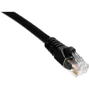 Axiom 1FT CAT6 550mhz S/FTP Shielded Patch Cable Molded Boot (Black) - 1 ft Category 6 Network Cable for Media Converter, Router, Switch, Patch Panel, Hub, Network Device - First End: 1 x RJ-45 Network - Male - Second End: 1 x RJ-45 Network - Male - 