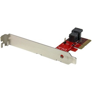 StarTech.com x4 PCI Express to SFF-8643 Adapter for PCIe NVMe U.2 SSD - PCI Express 2.5" NVM Express SSD Adapter - Add high-performance enterprise-class storage to your PC or server - Connect a 2.5" PCIe U.2 SSD like Intel SSD 750 series through a 4-
