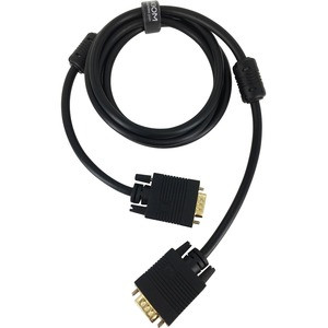 Axiom VGA Video Cable - 6 ft VGA Video Cable for Monitor, Video Device - First End: 1 x 15-pin HD-15 - Male - Second End: 1 x 15-pin HD-15 - Male - Supports up to 800 x 600 - Shielding
