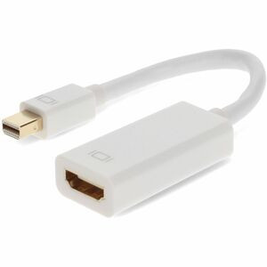 5PK Mini-DisplayPort 1.1 Male to HDMI 1.3 Female White Active Adapters For Resolution Up to 2560x1600 (WQXGA) - 100% compatible and guaranteed to work