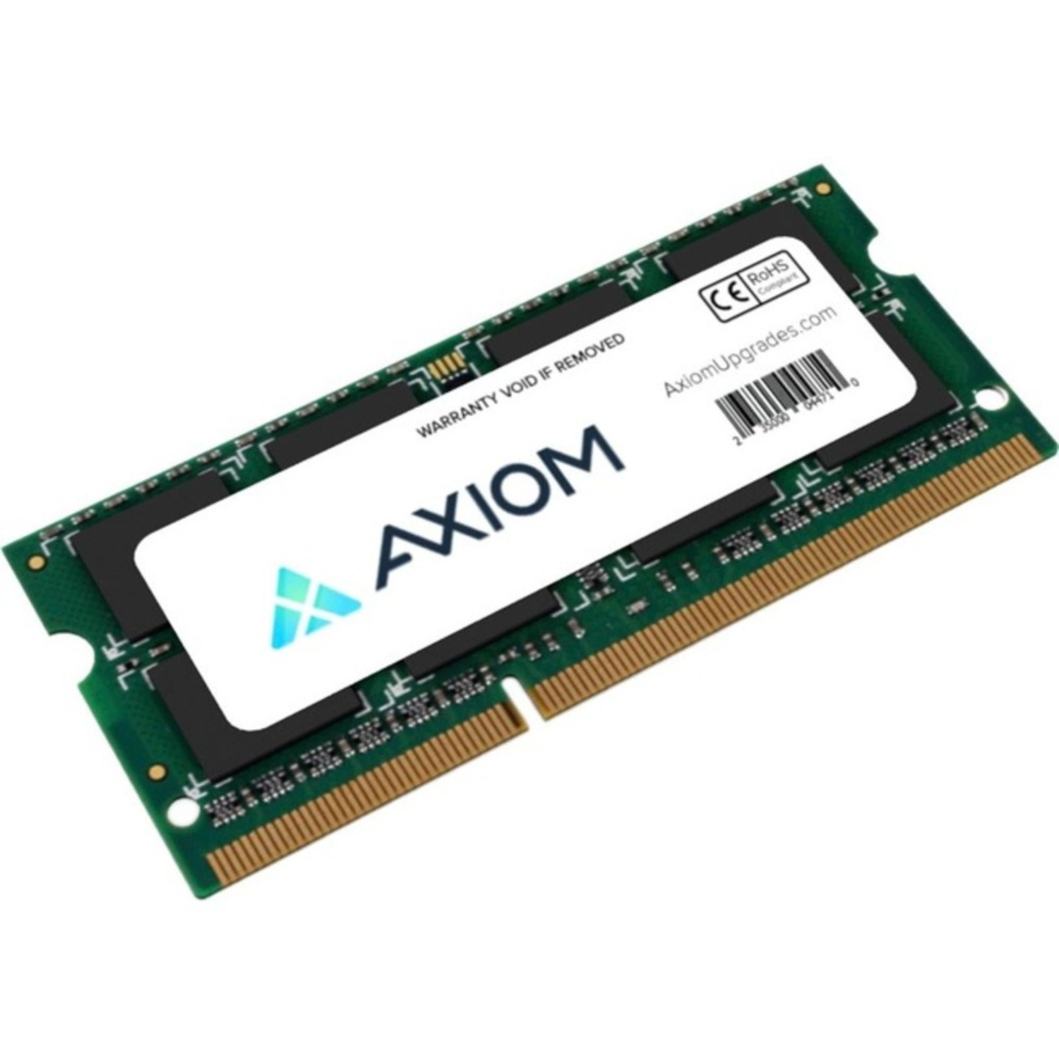 Axiom 2GB DDR3-1066 SODIMM for Synology - RAM1066DDR3-2G - For Notebook - 2 GB (1 x 2GB) - DDR3-1066/PC3-8500 DDR3 SDRAM - 1066 MHz - Non-ECC - Unbuffered - 204-pin - SoDIMM