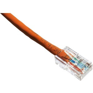 Axiom 18-INCH CAT6 550mhz Patch Cable Non-Booted (Orange) - TAA Compliant - 1.50 ft Category 6 Network Cable for Network Device - First End: 1 x RJ-45 Network - Male - Second End: 1 x RJ-45 Network - Male - Patch Cable - Orange - TAA Compliant