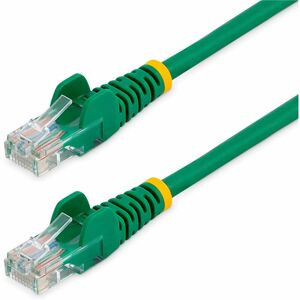 StarTech.com 3 ft Green Cat5e Snagless UTP Patch Cable - Make Fast Ethernet network connections using this high quality Cat5e Cable, with Power-over-Ethernet capability - 3ft Cat5e Patch Cable - 3ft Cat 5e Patch Cable - 3ft Cat5e Patch Cord - 3ft RJ4