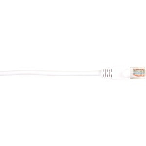 Black Box Connect Cat.5e UTP Patch Network Cable - 15 ft Category 5e Network Cable for Network Device - First End: 1 x RJ-45 Network - Male - Second End: 1 x RJ-45 Network - Male - 1 Gbit/s - Patch Cable - Gold Plated Contact - CM - 26 AWG - White