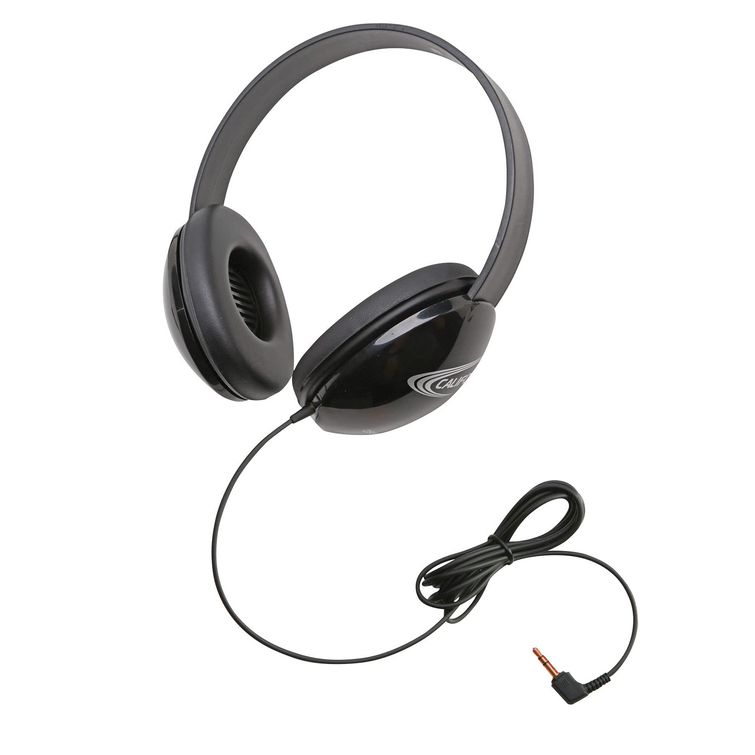 Califone Listening First 2800BKP Headphone - Stereo - Black - Mini-phone (3.5mm) - Wired - 25 Ohm - 20 Hz 20 kHz - Over-the-head, Over-the-ear - Binaural - Circumaural - 5.50 ft Cable