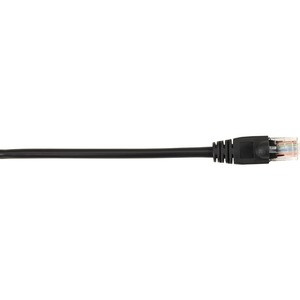 Black Box Connect Cat.5e UTP Patch Network Cable - 10 ft Category 5e Network Cable for Network Device - First End: 1 x RJ-45 Network - Male - Second End: 1 x RJ-45 Network - Male - 1 Gbit/s - Patch Cable - Gold Plated Contact - CM - 26 AWG - Black