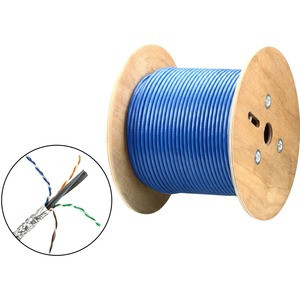 ATEN 305M HDBaseT SF/UTP CAT 6 Cable - 1000.66 ft Category 6 Network Cable for Network Device - First End: Bare Wire - Second End: Bare Wire - Shielding - 23 AWG - Blue - 1