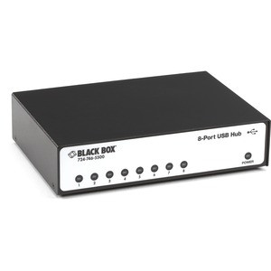 Black Box DB9 8-Port USB-to-RS-232 Converter - USB - PC - 8 x Number of Serial Ports External - 1 x Number of USB Ports - TAA Compliant