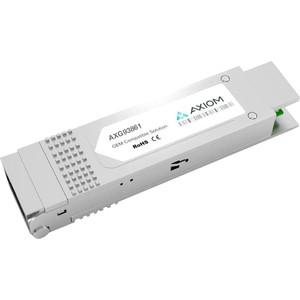 Axiom 40GBASE-SR4 QSFP+ Transceiver for Arista - QSFP-40G-SR4-AR TAA Compliant - 100% Arista Compatible 40GBASE-SR4 QSFP+