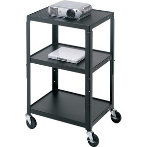 Bretford A2642NS Presentation Cart - Steel - Black