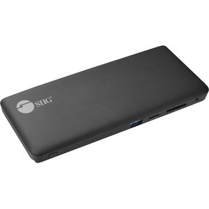 SIIG USB-C Triple Video MST Docking Station with PD - Triple 1080p Displays - 65W PD Charging - USB-A 5Gbps - MST Docking station - 1x DisplayPort & 2x HDMI, PD 65W - Dual or Triple Monitor MST USB-C Dock 1080p (1x DisplayPort and 2x HDMI) DP 1.4 Alt